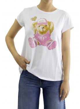 t shirt orsacchiotto con cappello 
